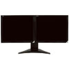 DoubleSight Displays DS-1900S 19 in Black Flat Panel Monitor with Height Adjustable Stand