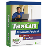H&R Block Downloadable Taxcut Premium Federal State e-file