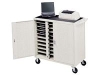 Bretford Manufacturing Inc. LAP30EULBA-GM 30-Unit Notebook Storage Cart with 5-inch Casters