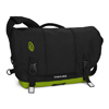 TIMBUK2 Laptop Messenger Bag - Fits Notebooks of Dimension 14.2-inch W x 1.8-inch D x 10-inch H - Black/Light Green