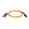 TrippLite MTRJ/ST Multimode Duplex Fiber Patch Cable - 3 ft