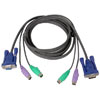IOGEAR Micro-Lite KVM Cable - 6 ft