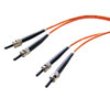StarTech.com Multi Mode ST/ST Duplex Fiber Optic Orange Cable - 6.56