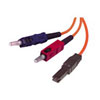 CABLES TO GO Multimode MTRJ/SC Duplex Fiber Patch Cable 9.84 ft