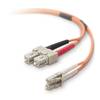 Belkin Inc Multimode SC/LC Duplex Fiber Patch Cable - 16.4 ft