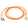 Belkin Inc Multimode SC/ST Duplex Fiber Orange Patch Cable - 25 ft