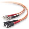 Belkin Inc Multimode ST/SC Duplex Fiber Patch Cable - 16.4 ft