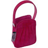 The Colemax Group Nicole Miller Burgundy Suede Leather Carrying Case