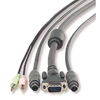 Belkin Inc OmniView KVM PS/2 Cables for SOHO Series with Audio - 10 ft