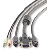 Belkin Inc OmniView KVM PS/2 Cables for SOHO Series with Audio - 6 ft