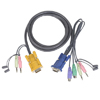 ATEN Technology PS/2 KVM Cable with Audio - 10 ft