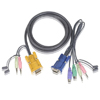 ATEN Technology PS/2 KVM Cable with Audio 16.4 ft