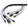 StarTech.com PS/2 Style 3-in-1 KVM Switch Cable - 10 ft
