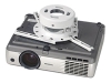PEERLESS INDUSTRIES Peerless Industries Series Projector Ceiling Mount Kit with Spider Universal Adapter Plate - White