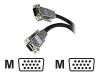 CABLES TO GO Plenum Male to Male HD-15 SVGA Monitor Extension Cable - 30 ft