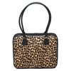 Mango Tango Printed Leopard Cotton Canvas Laptop Bag - Fits Notebooks with Diagonal Screen Size of up to 17-inch
