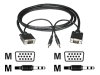CABLES TO GO Pro Series Male to Male HD-15 Monitor/Audio Cable - 50 ft