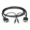 CABLES TO GO Pro Series UXGA HD-15 Male to Mini-Phone Male Display/Audio Cable - 75 ft