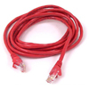 Belkin Inc RJ-45 CAT 5e Snagless Molded Red Patch Cable - 7 ft