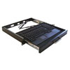 Adesso Rack-Mount PS/2 Keyboard with Glidepoint Touchpad Black