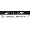 Brother TZ325 White on Black Standard Laminated Tape for Select P-Touch Label Printers