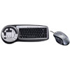WOLFKING Inc Trooper USB Mouse with Timber Wolf Keyboard Bundle - Silver