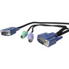 StarTech.com Ultra-Thin PS/2 3-in-1 KVM Cable - 10 ft