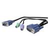 StarTech.com Ultra-Thin PS/2 3-in-1 KVM Cable for SV211/ SV411 KVM Switches - 15 ft