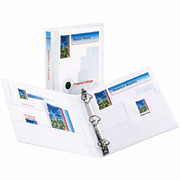1" Durable D-Ring View Binder, White