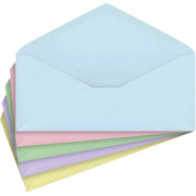 #10, Colored Envelopes with Gummed Closure