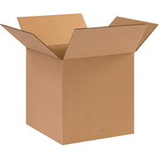 10"(L) x 10"(W) x 10"(H) - Staples Corrugated Shipping Boxes