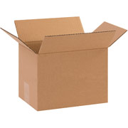 10"(L) x 7"(W) x 7"(H) - Staples Corrugated Shipping Boxes