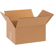 10"(L) x 8"(W) x 5"(H) - Staples Corrugated Shipping Boxes