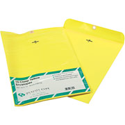 10" x 13" Yellow Clasp Envelopes