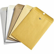 10" x 15" Brown Kraft Extra-Heavyweight Clasp Envelopes