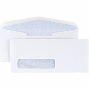 #10, Left Window Security-Tint Envelopes with Gummed Closure