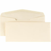 #10, Premium Diagonal Seam Envelopes with Gummed Closure, Ivory