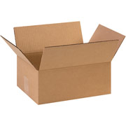 11-3/4"(L) x 8-3/4"(W) x 4-3/4"(H) - Staples Corrugated Shipping Boxes