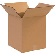 12-3/4"(L) x 12-3/4"(W) x 13-1/2"(H) - Staples Corrugated Shipping Boxes