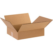 12"(L) x 10"(W) x 3"(H) - Staples Corrugated Shipping Boxes