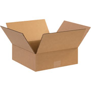 12"(L) x 12"(W) x 4"(H) - Staples Corrugated Shipping Boxes