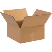 12"(L) x 12"(W) x 6"(H) - Staples Corrugated Shipping Boxes