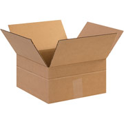 12"(L) x 12"(W) x 6"(H)- Staples Multi-Depth Corrugated Shipping Boxes