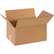 12"(L) x 8"(W) x 6"(H) - Staples Corrugated Shipping Boxes