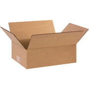 12"(L) x 9"(W) x 4"(H) - Staples Corrugated Shipping Boxes