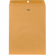 12" x 15-1/2" Brown Kraft Clasp Envelopes, 100/Box