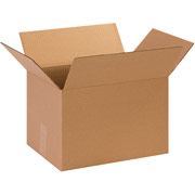 13-3/4"(L) x 10-1/4"(W) x 9-1/8"(H)- Staples Corrugated Shipping Boxes