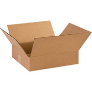 14-3/8"(L) x 12-1/2"(W) x 3-1/2"(H)- Staples Corrugated Shipping Boxes