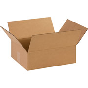 14"(L) x 11"(W) x 4-1/2"(H)- Staples Corrugated Shipping Boxes