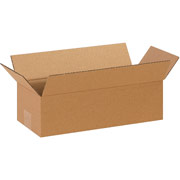 14"(L) x 6"(W) x 4"(H)- Staples Corrugated Shipping Boxes